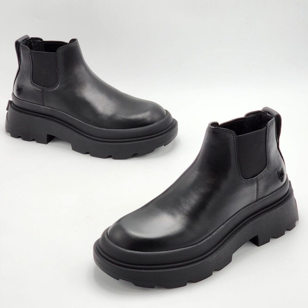 Naked Wolfe RARE Doom Nappa Prince Platform Chelsea Ankle Boots Size M7 W9 BNIB